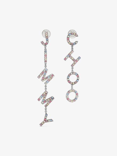 JIMMY CHOO Jimmy Choo Earring
Silver-Finish Metal Jimmy Choo Earrings with Multi-colour Crystals