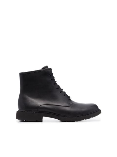 CAMPER ankle lace-up fastening boots