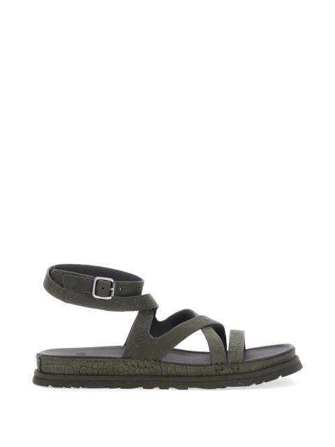 UGG Ugg Golden Gaze Croc-effect Buckled Sandals