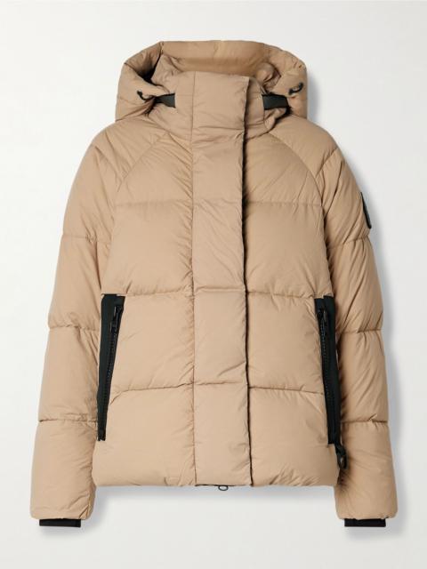 Canada Goose Junction hooded quilted shell down jacket Beige