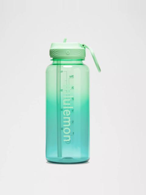 lululemon Back to Life Clear Bottle 32oz *Straw Lid