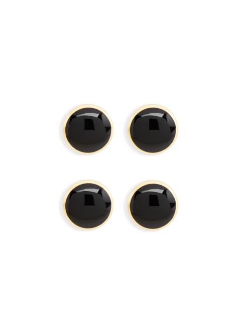 TOM FORD ONYX ROUND STUDS