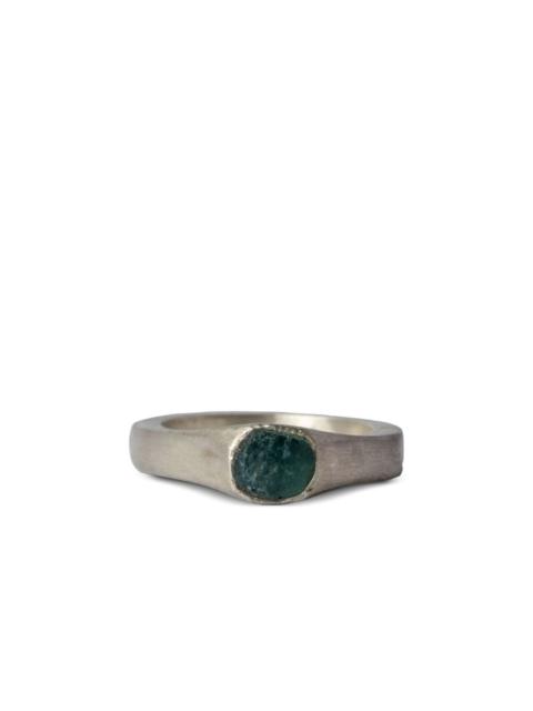 Parts of Four Sistema sterling-silver grandidierite ring