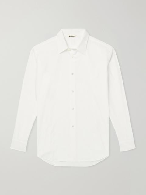 AURALEE Finx Cotton-Poplin Shirt