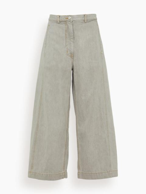 RACHEL COMEY Garra Pant in Khaki Wash