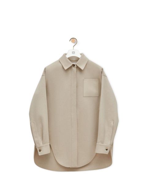 Loewe Overshirt in wool and cashmere