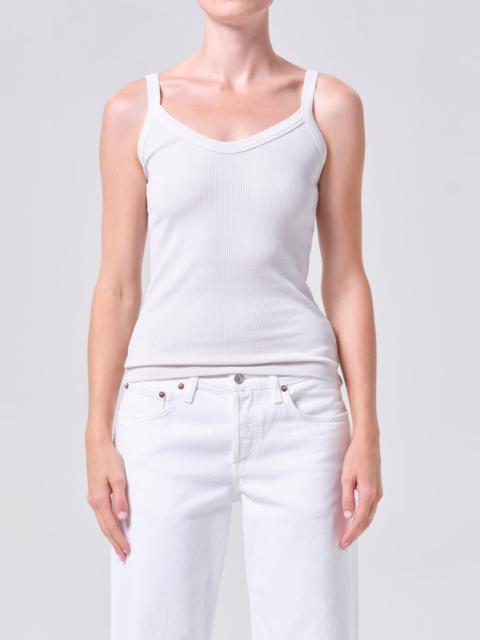 AGOLDE JORDAN TANK IN POWDER