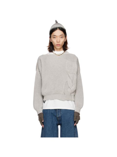 Gray Funghi Sweater