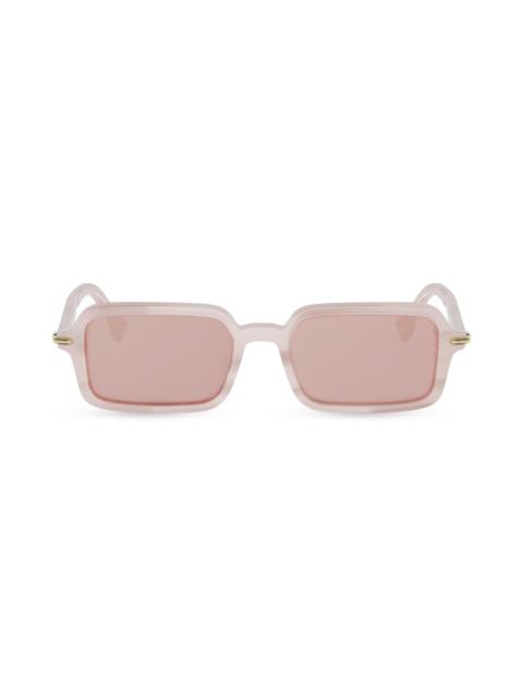 FENDI Women's Fendi Selleria 51MM Rectangular Sunglasses - Pink