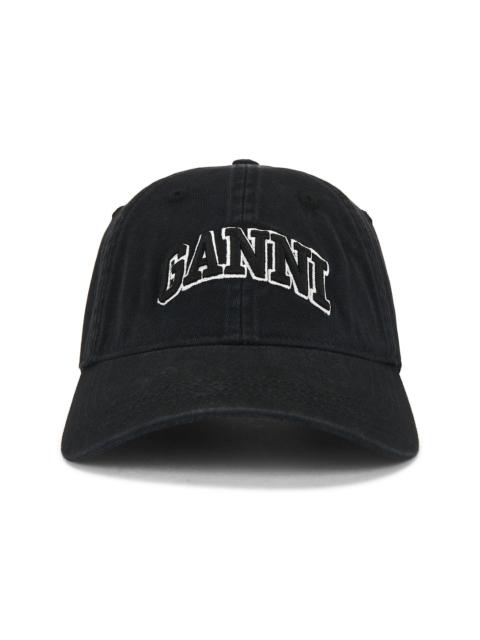 GANNI Washed Canvas Cap