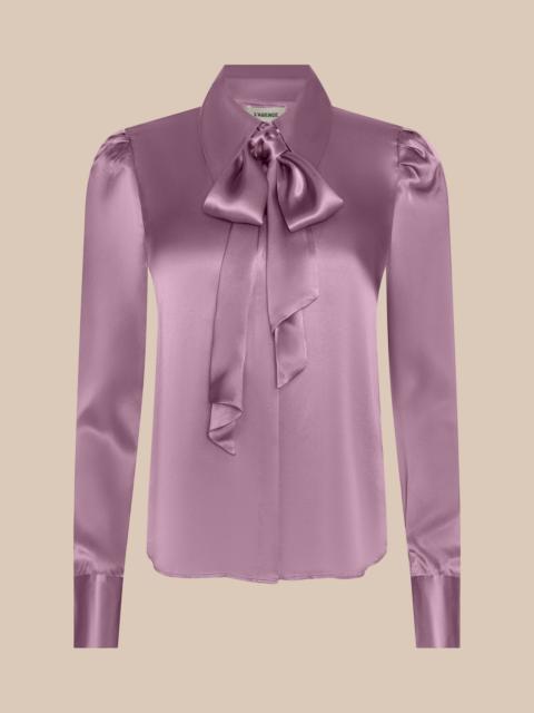 L'AGENCE Honey Silk Blouse