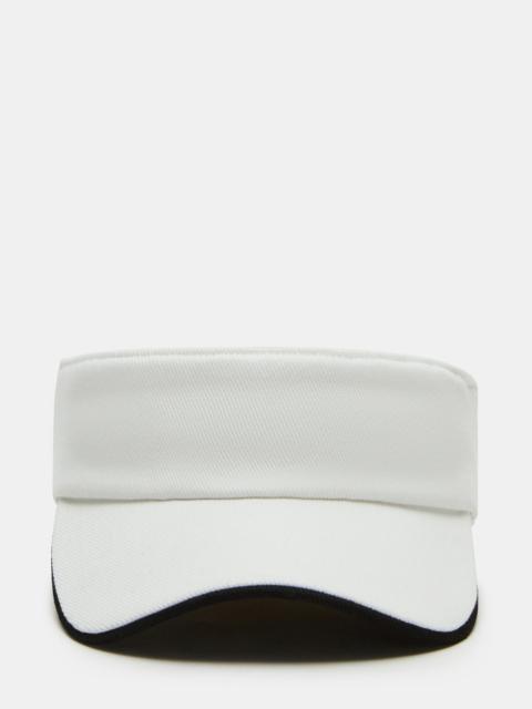 STEVE MADDEN EMBROIDERED VISOR WHITE