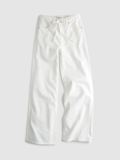 Madewell The Ultimate Wide-Leg Jean in Tile White