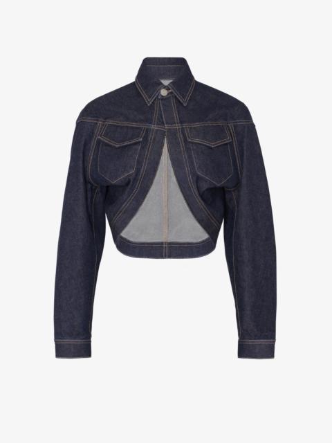 Alaïa DENIM CARDI-JACKET