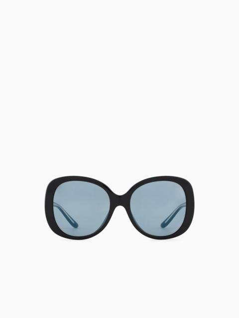GIORGIO ARMANI WOMEN’S ROUND SUNGLASSES