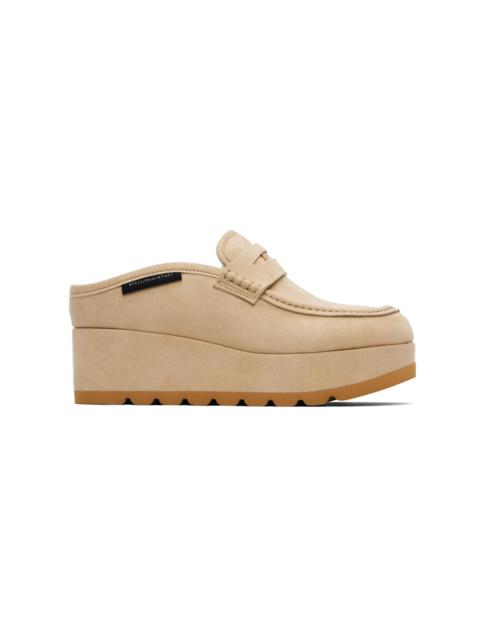 Stella McCartney Beige Sneak-Elyse Platform Loafers