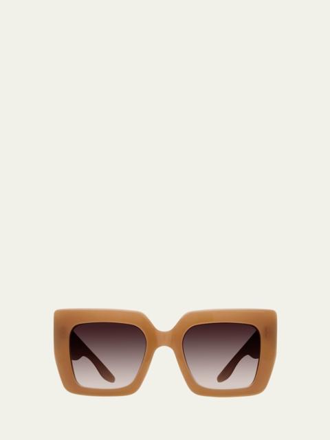 BARTON PERREIRA Wailua Camel Zyl Butterfly Sunglasses