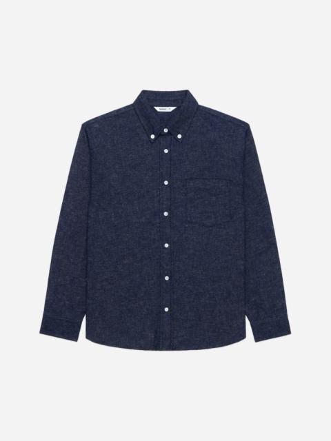 3sixteen Denim BD Shirt ~ Snow Slub Denim