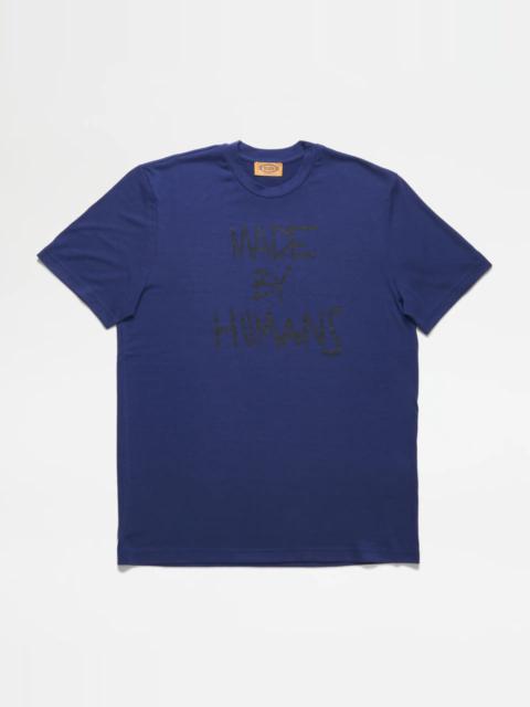 Tod's T-SHIRT MADE BY HUMANS - BLUE