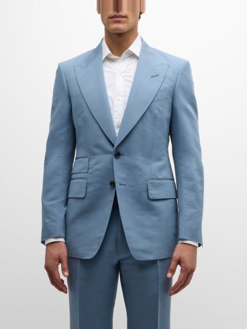 TOM FORD Men's Shelton Piece-Dyed Poplin Suit