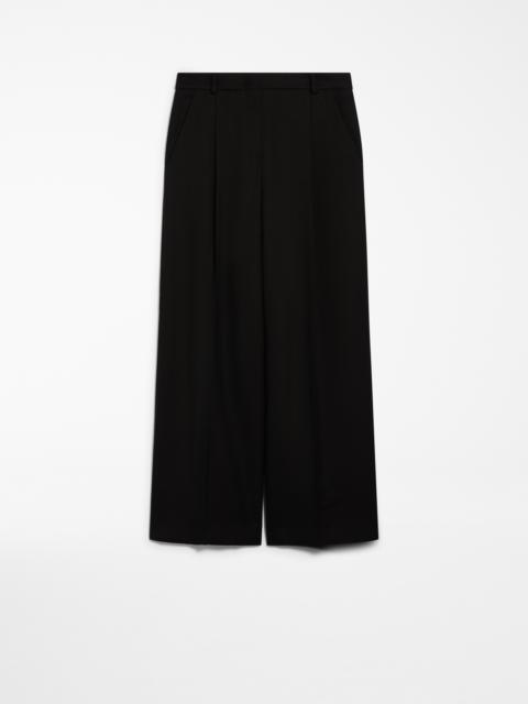 Sportmax ZIRLO Wide-fit double-faced cady trousers
