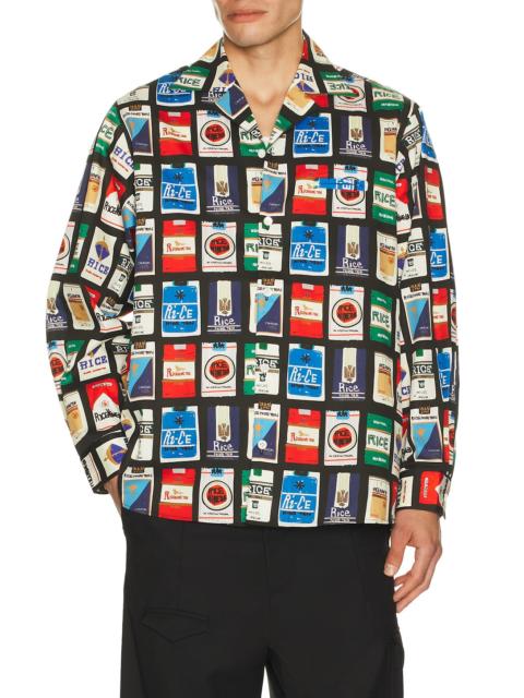 RICE NINE TEN Ciggy Open Collar Shirt