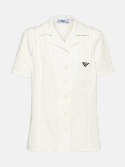 Prada Logo cotton shirt