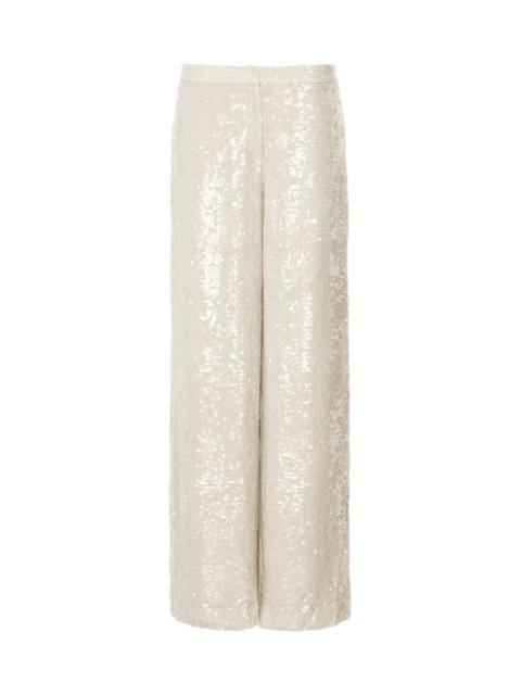 LAPOINTE Sequin Relaxed Trouser