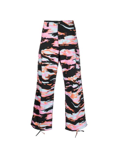 ERL graphic-print cargo trousers