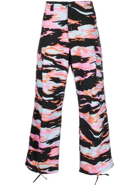 ERL graphic-print cargo trousers