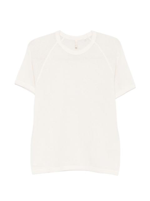 SUNFLOWER raglan textured T-shirt