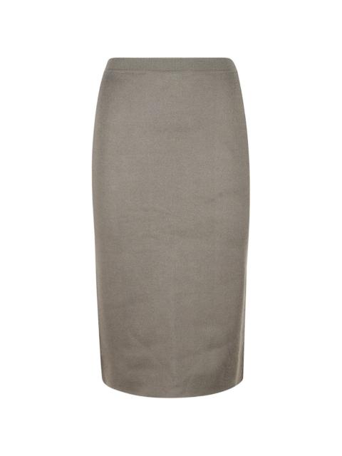 SA SU PHI fine-knit midi skirt