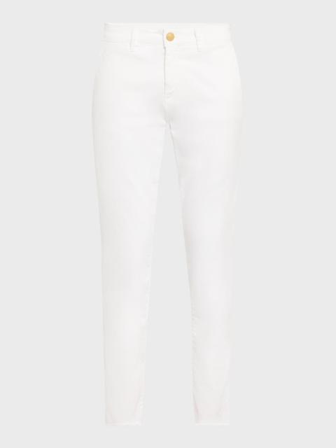 KOBI HALPERIN Cathy Cropped Slim Stretch Cotton Pants