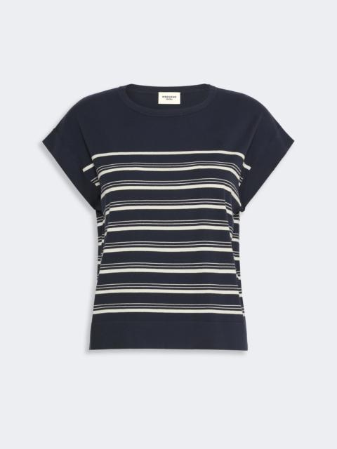 WEEKEND Max Mara UFO Short-sleeved viscose sweater - NAVY