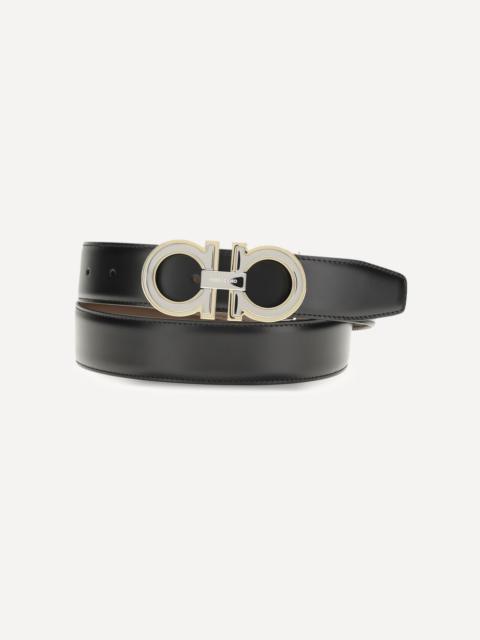 Reversible and adjustable Gancini Belt