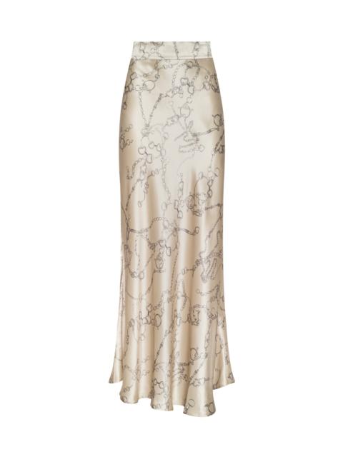 L'AGENCE Ryker Silk Maxi Skirt