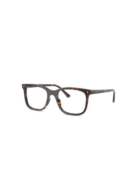 Ray-Ban square-frame glasses