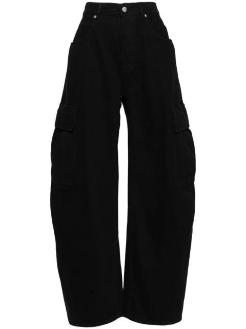 Alexander Wang Oversized Rounded Low Rise Jeans