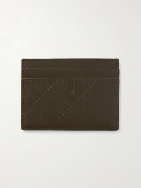 Logo-Embossed Leather Cardholder