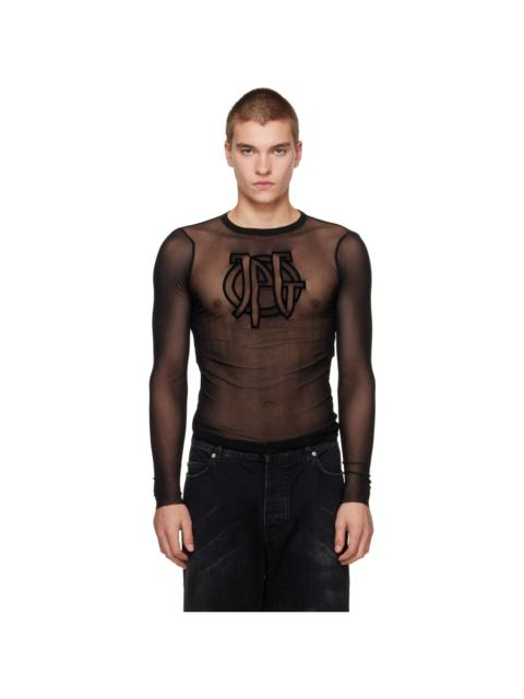 Jean Paul Gaultier Black 'The JPG Long-Sleeve' T-shirt