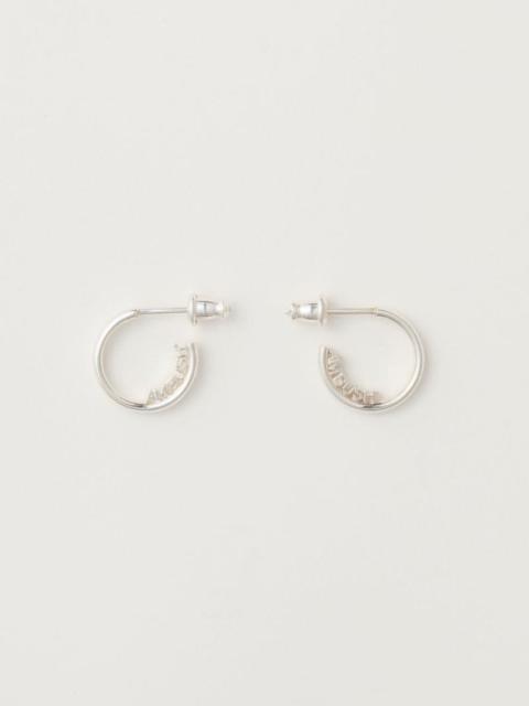 Ambush Nameplate Hoop Earrings