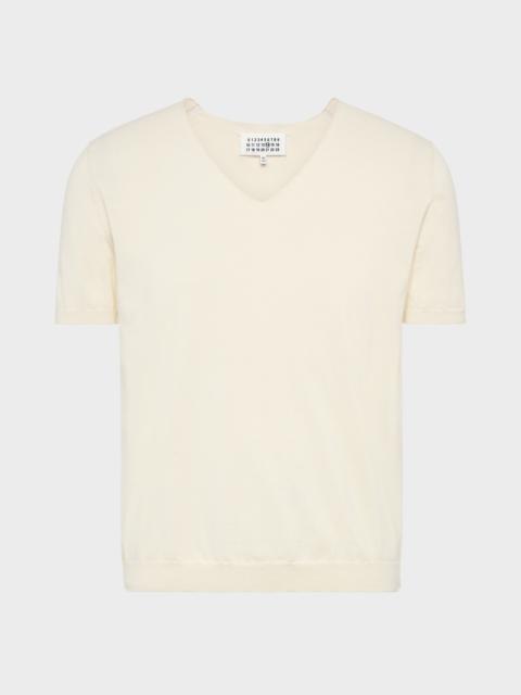 Maison Margiela Cotton V-Neck Top