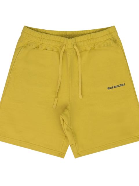AIMÉ LEON DORE Embroidered Logo Uniform Sweatshorts "Yellow" ALD MBTM 0061