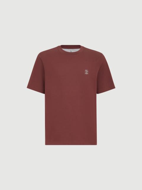 Brunello Cucinelli Cotton jersey crew neck T-shirt with logo