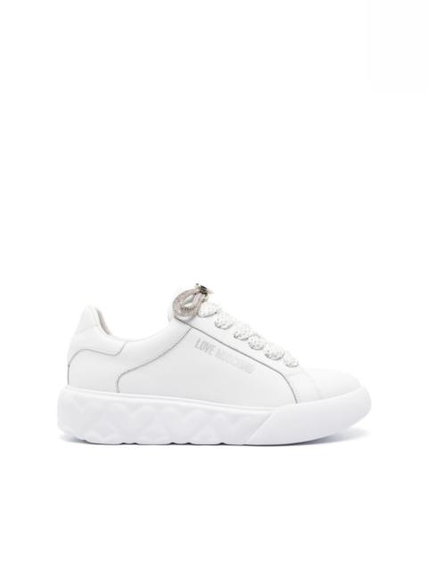 Moschino leather chunky sneakers