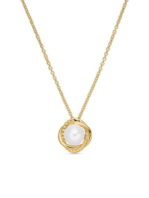 DAVID YURMAN Women's Crossover Infinity Pendant Necklace In 18K Yellow Gold With Pearl