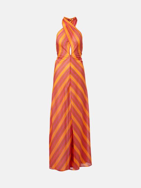 ERES Neree printed cotton voile maxi dress