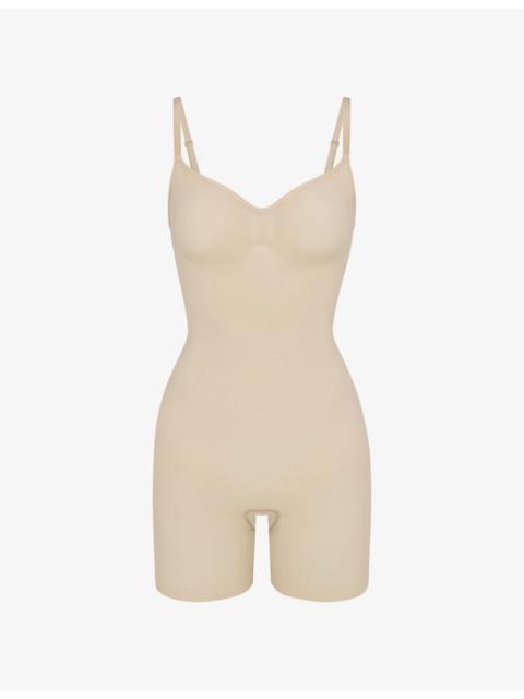 SKIMS Sculpt ruched stretch-woven body