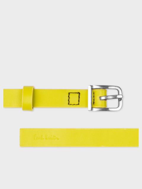 Paul Smith Yellow Leather Belt