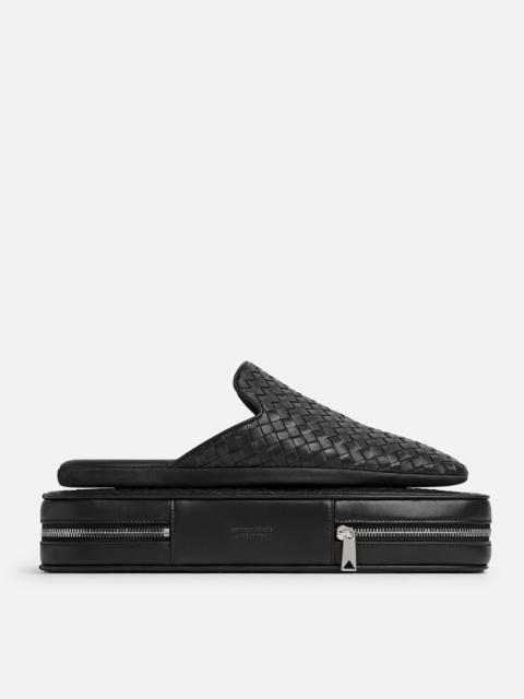 Bottega Veneta Palazzo Slipper With Travel Case